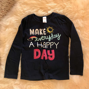 Gymboree Long Sleeve Blue Tshirt, size 7